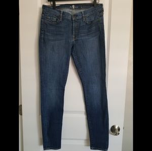 7 for all mankind skinny Jean's size 31